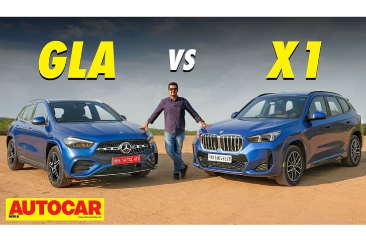 Mercedes-Benz GLA vs BMW X1 comparison video